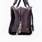 LOEWE ロエベ アマソナ28 ハンドバッグ アナグラム ブラウン レザー ヴィンテージ レディース 【中古】