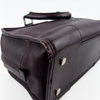 LOEWE ロエベ アマソナ28 ハンドバッグ アナグラム ブラウン レザー ヴィンテージ レディース 【中古】