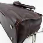 LOEWE ロエベ アマソナ28 ハンドバッグ アナグラム ブラウン レザー ヴィンテージ レディース 【中古】