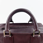 LOEWE ロエベ アマソナ28 ハンドバッグ アナグラム ブラウン レザー ヴィンテージ レディース 【中古】
