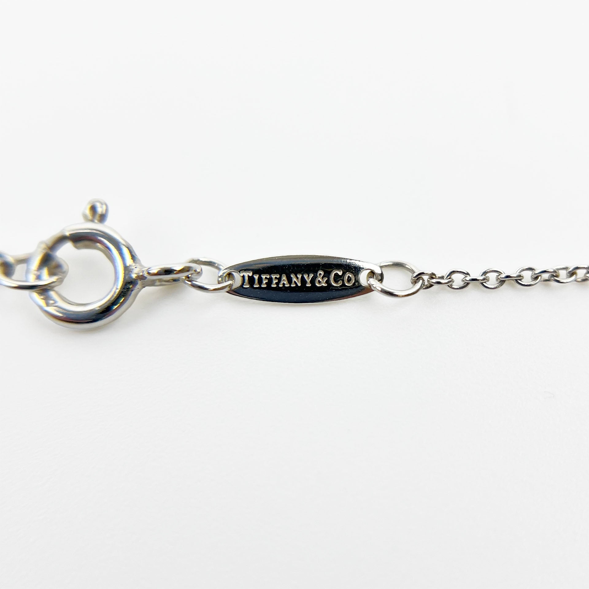 TIFFANY ティファニー エルサ ペレッティ カラー バイ ザ ヤード ターコイズ ペンダント ネックレス アクセサリー シルバー ヴィンテージ レディース 【中古】