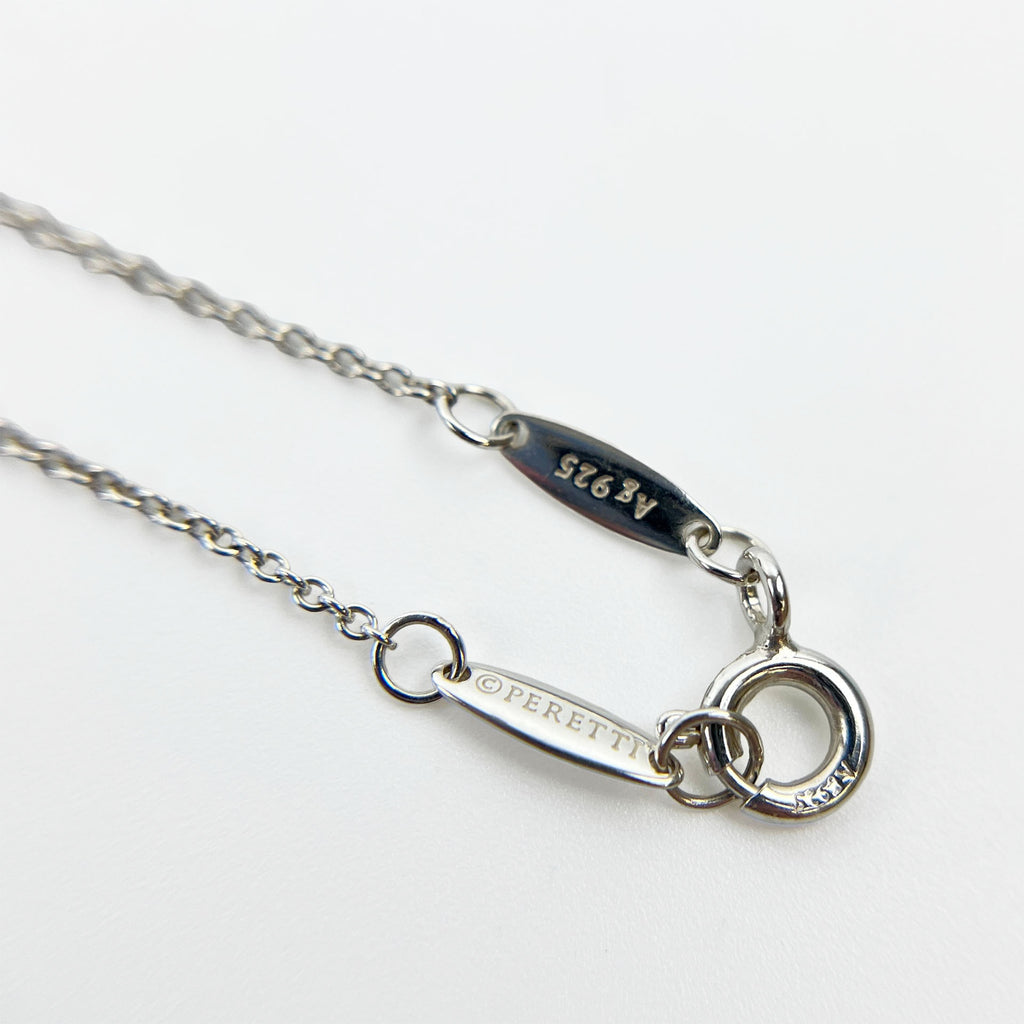 TIFFANY ティファニー エルサ ペレッティ カラー バイ ザ ヤード ターコイズ ペンダント ネックレス アクセサリー シルバー ヴィンテージ レディース 【中古】