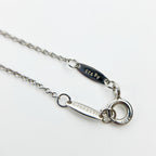 TIFFANY ティファニー エルサ ペレッティ カラー バイ ザ ヤード ターコイズ ペンダント ネックレス アクセサリー シルバー ヴィンテージ レディース 【中古】
