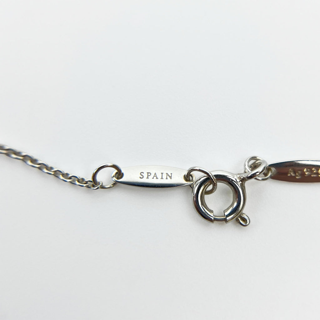 TIFFANY ティファニー エルサ ペレッティ カラー バイ ザ ヤード ターコイズ ペンダント ネックレス アクセサリー シルバー ヴィンテージ レディース 【中古】