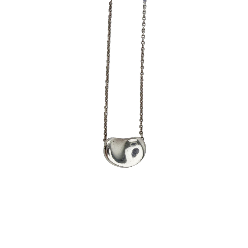 TIFFANY ティファニー ビーン エルサ ペレッティ ペンダント ネックレス シルバー 925 アクセサリー ヴィンテージ レディース 【中古】