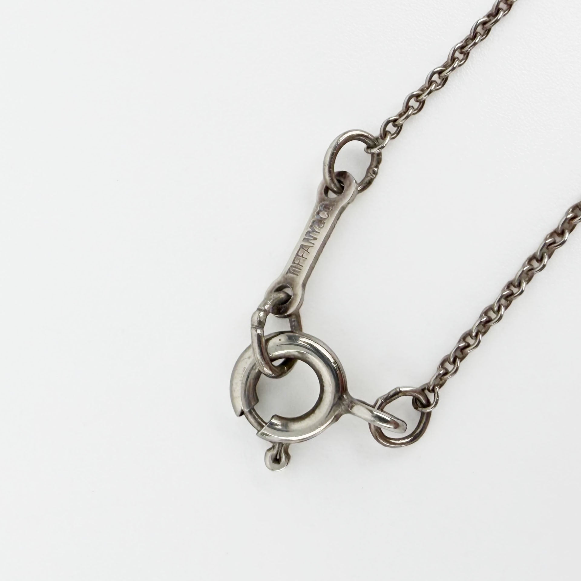 TIFFANY ティファニー ビーン エルサ ペレッティ ペンダント ネックレス シルバー 925 アクセサリー ヴィンテージ レディース 【中古】