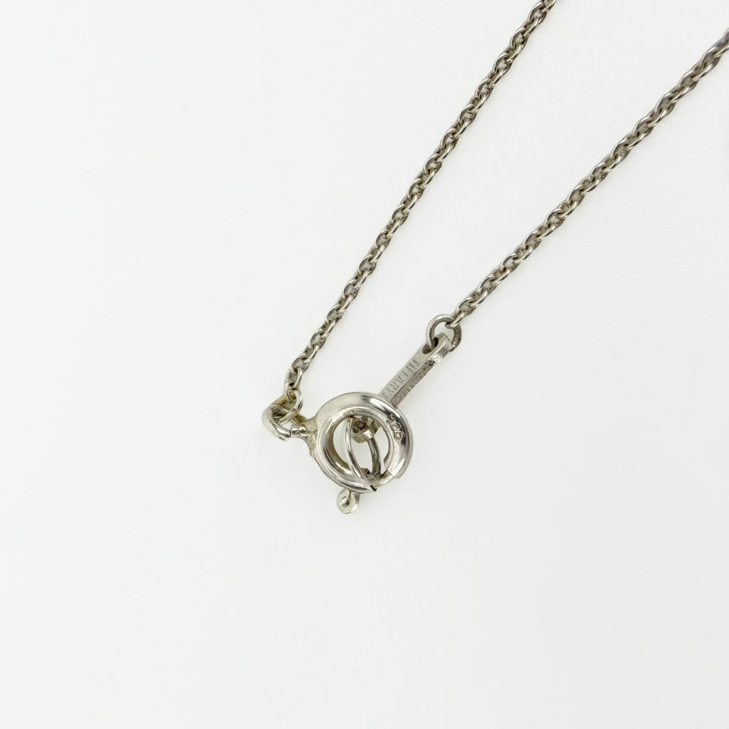 TIFFANY ティファニー ビーン エルサ ペレッティ ペンダント ネックレス シルバー 925 アクセサリーヴィンテージ レディース 【中古】