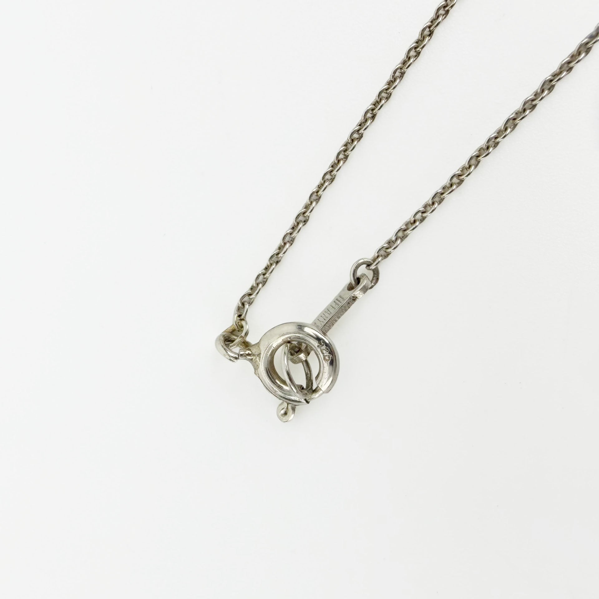 TIFFANY ティファニー ビーン エルサ ペレッティ ペンダント ネックレス シルバー 925 アクセサリーヴィンテージ レディース 【中古】