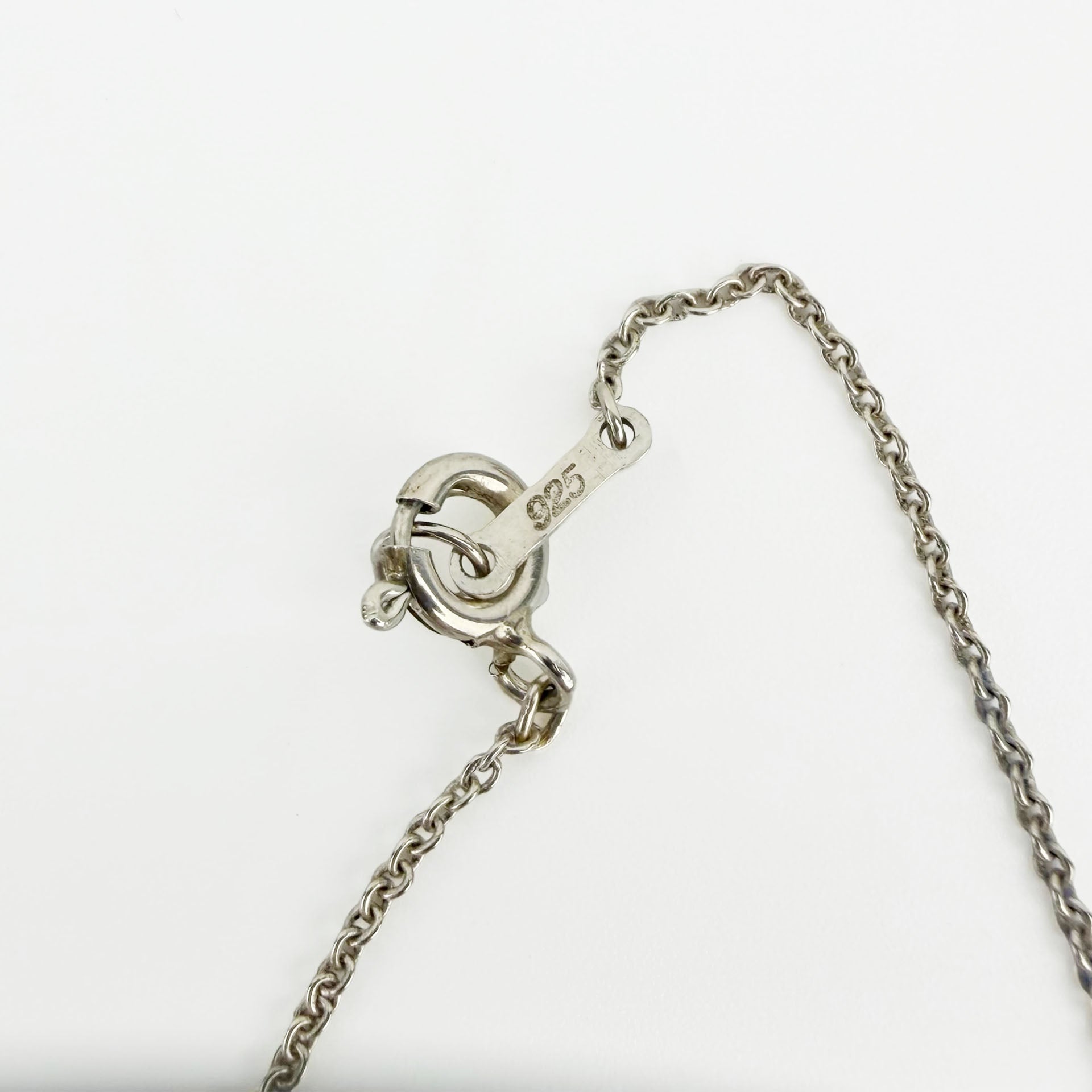 TIFFANY ティファニー ビーン エルサ ペレッティ ペンダント ネックレス シルバー 925 アクセサリーヴィンテージ レディース 【中古】