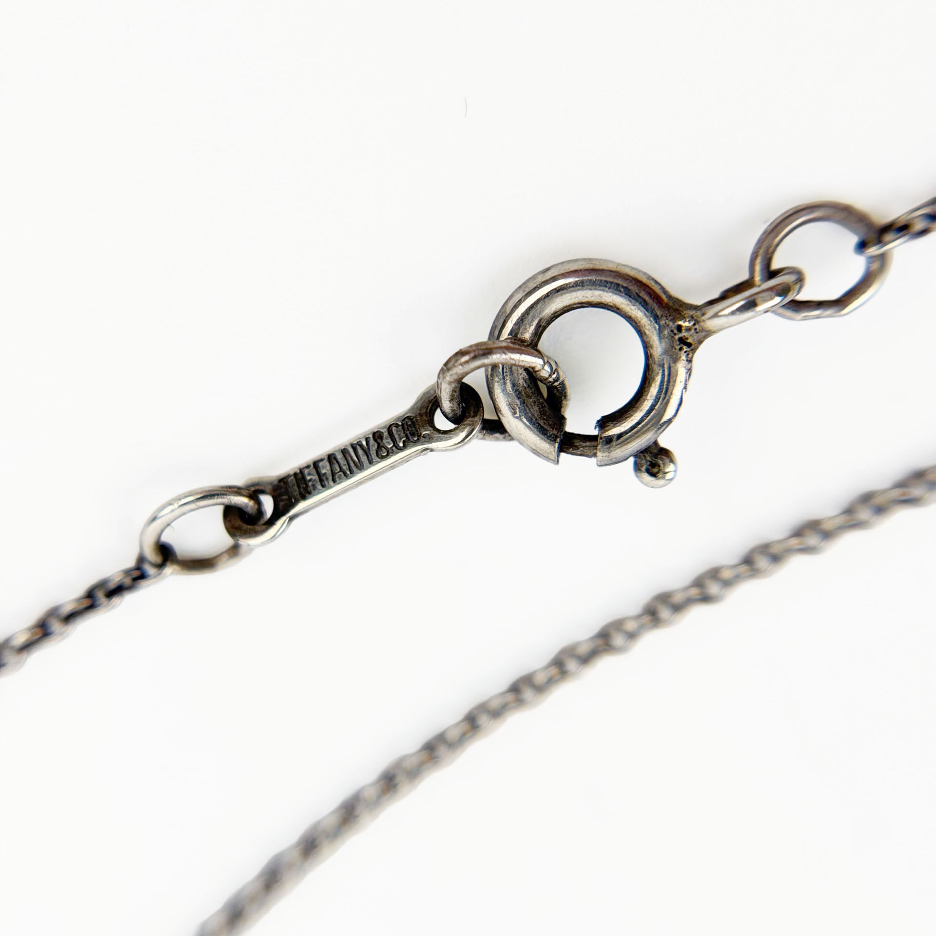TIFFANY ティファニー ビーン エルサ ペレッティ ペンダント ネックレス 925 シルバー アクセサリー ヴィンテージ レディース 【中古】