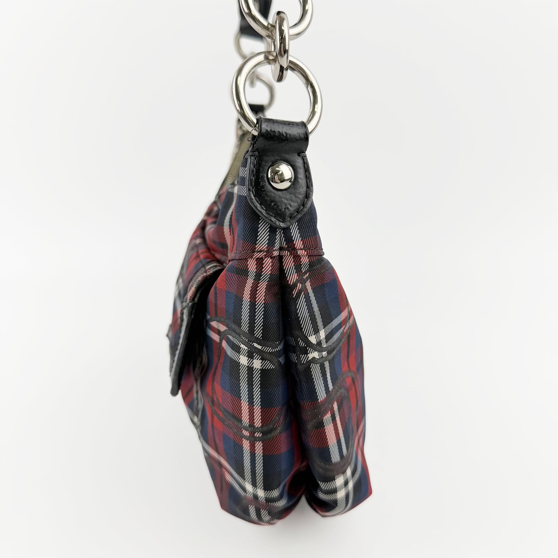 COACH コーチ ショルダーバッグ ハンドバッグ マルチカラー キャンバス ヴィンテージ レディース 【中古】