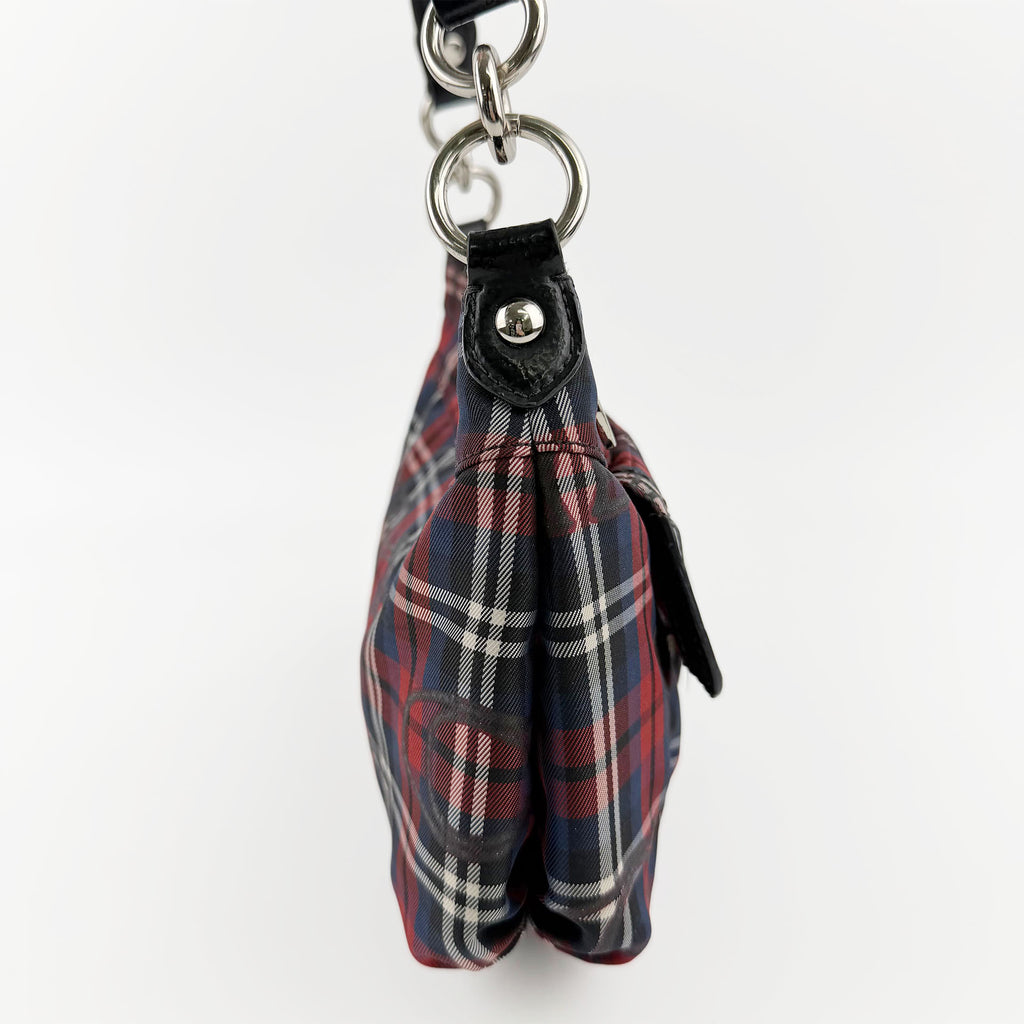 COACH コーチ ショルダーバッグ ハンドバッグ マルチカラー キャンバス ヴィンテージ レディース 【中古】