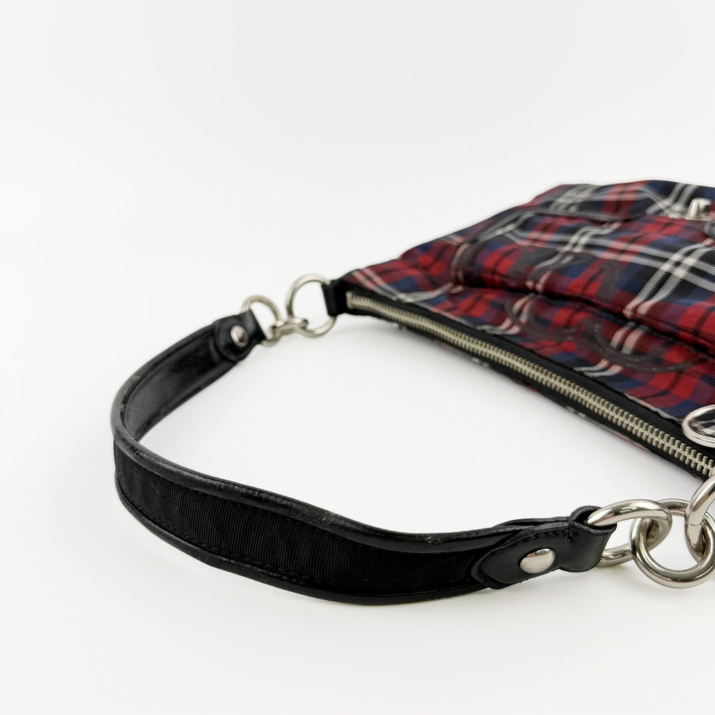 COACH コーチ ショルダーバッグ ハンドバッグ マルチカラー キャンバス ヴィンテージ レディース 【中古】