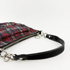 COACH コーチ ショルダーバッグ ハンドバッグ マルチカラー キャンバス ヴィンテージ レディース 【中古】