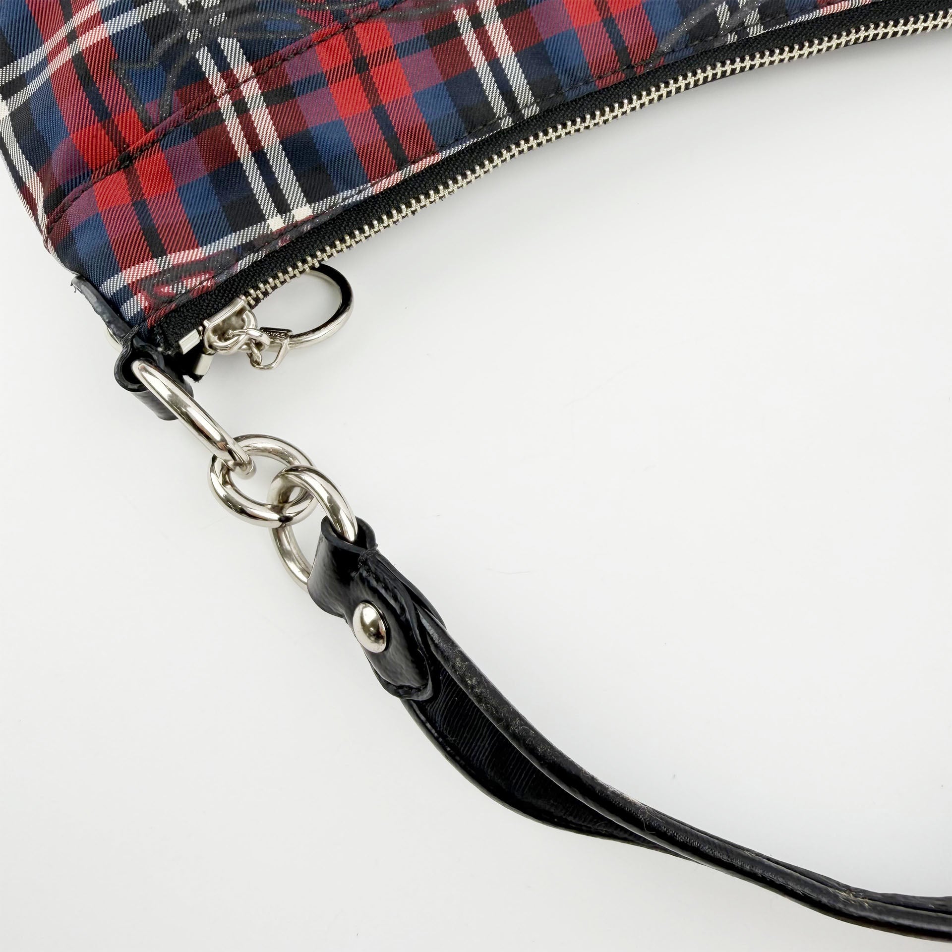 COACH コーチ ショルダーバッグ ハンドバッグ マルチカラー キャンバス ヴィンテージ レディース 【中古】