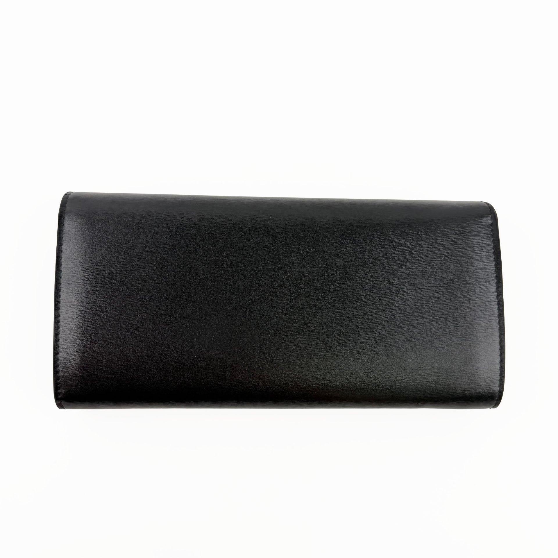 CELINE セリーヌ トリオンフ 財布 ブラック レザー ヴィンテージ レディース 【中古】