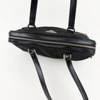 PRADA プラダ ショルダーバッグ ブラック ナイロン レザー ヴィンテージ レディース 【中古】