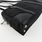 PRADA プラダ ショルダーバッグ ブラック ナイロン レザー ヴィンテージ レディース 【中古】