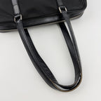 PRADA プラダ ショルダーバッグ ブラック ナイロン レザー ヴィンテージ レディース 【中古】
