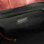 CHANEL シャネル ココマーク マトラッセ チェーントートバッグ ショルダーバッグ レッド レザー 20番台 ヴィンテージ レディース 【中古】
