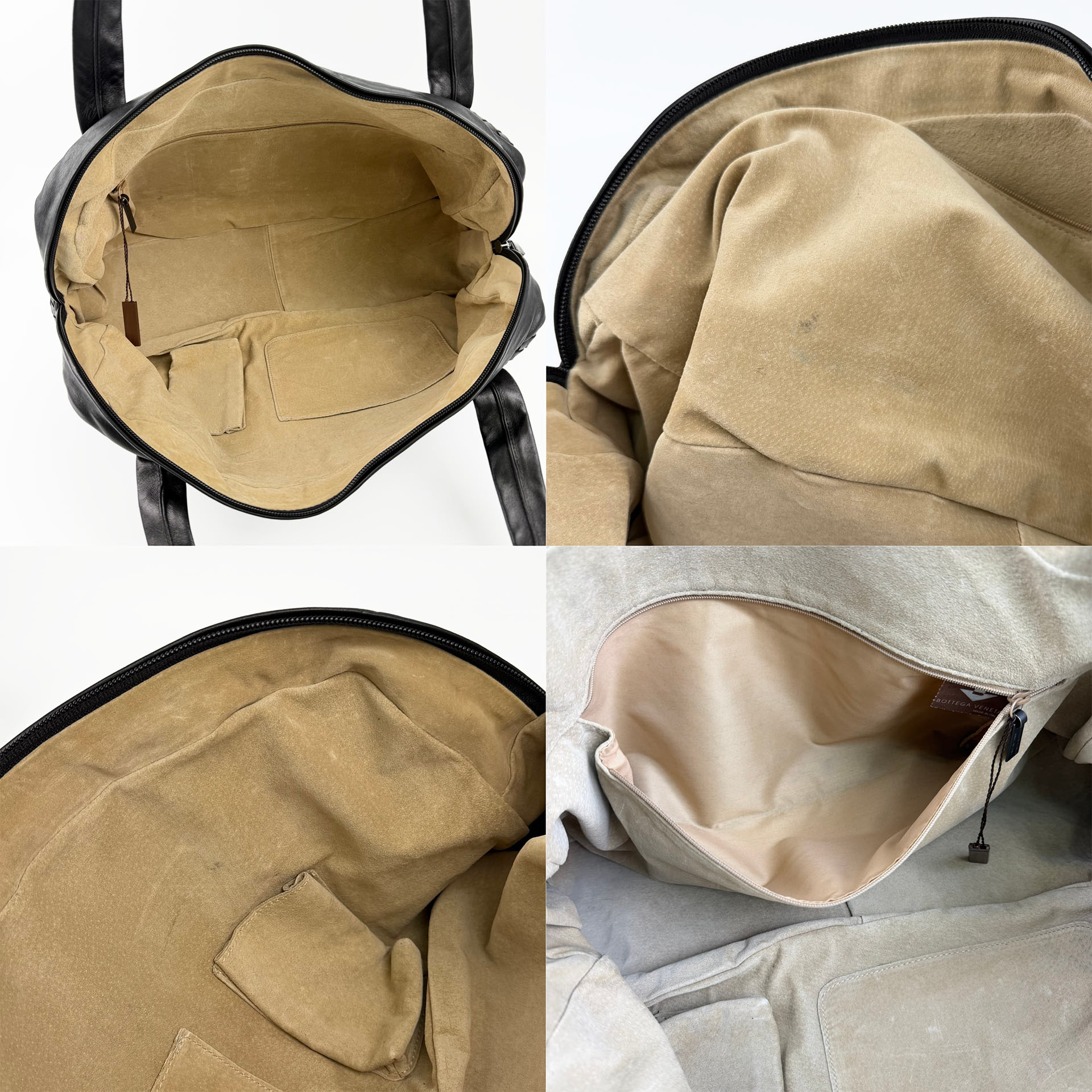 Bottega Veneta ボッテガヴェネタ イントレチャート トートバッグ ショルダーバッグ ブラック レザー ヴィンテージ レディース 【中古】
