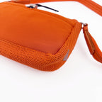 PRADA プラダ ショルダーバッグ オレンジ ニット ヴィンテージ レディース 【中古】