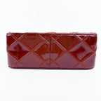 CHANEL シャネル ココマーク マトラッセ ワンショルダー ショルダーバッグ レッド エナメル 6番台 ヴィンテージ レディース 【中古】