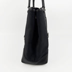 PRADA プラダ トートバッグ キャンバス ブラック ヴィンテージ レディース 【中古】