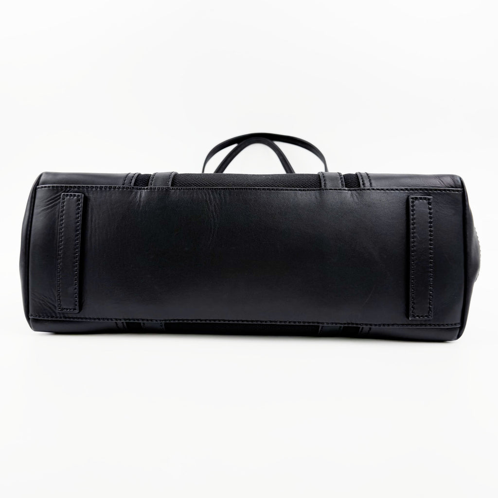 PRADA プラダ トートバッグ キャンバス ブラック ヴィンテージ レディース 【中古】