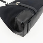 PRADA プラダ トートバッグ キャンバス ブラック ヴィンテージ レディース 【中古】