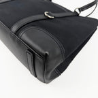 PRADA プラダ トートバッグ キャンバス ブラック ヴィンテージ レディース 【中古】