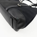 PRADA プラダ トートバッグ キャンバス ブラック ヴィンテージ レディース 【中古】