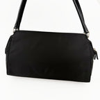 PRADA プラダ ショルダーバッグ ブラック ナイロン ヴィンテージ レディース 【中古】