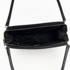 PRADA プラダ ショルダーバッグ ブラック ナイロン ヴィンテージ レディース 【中古】
