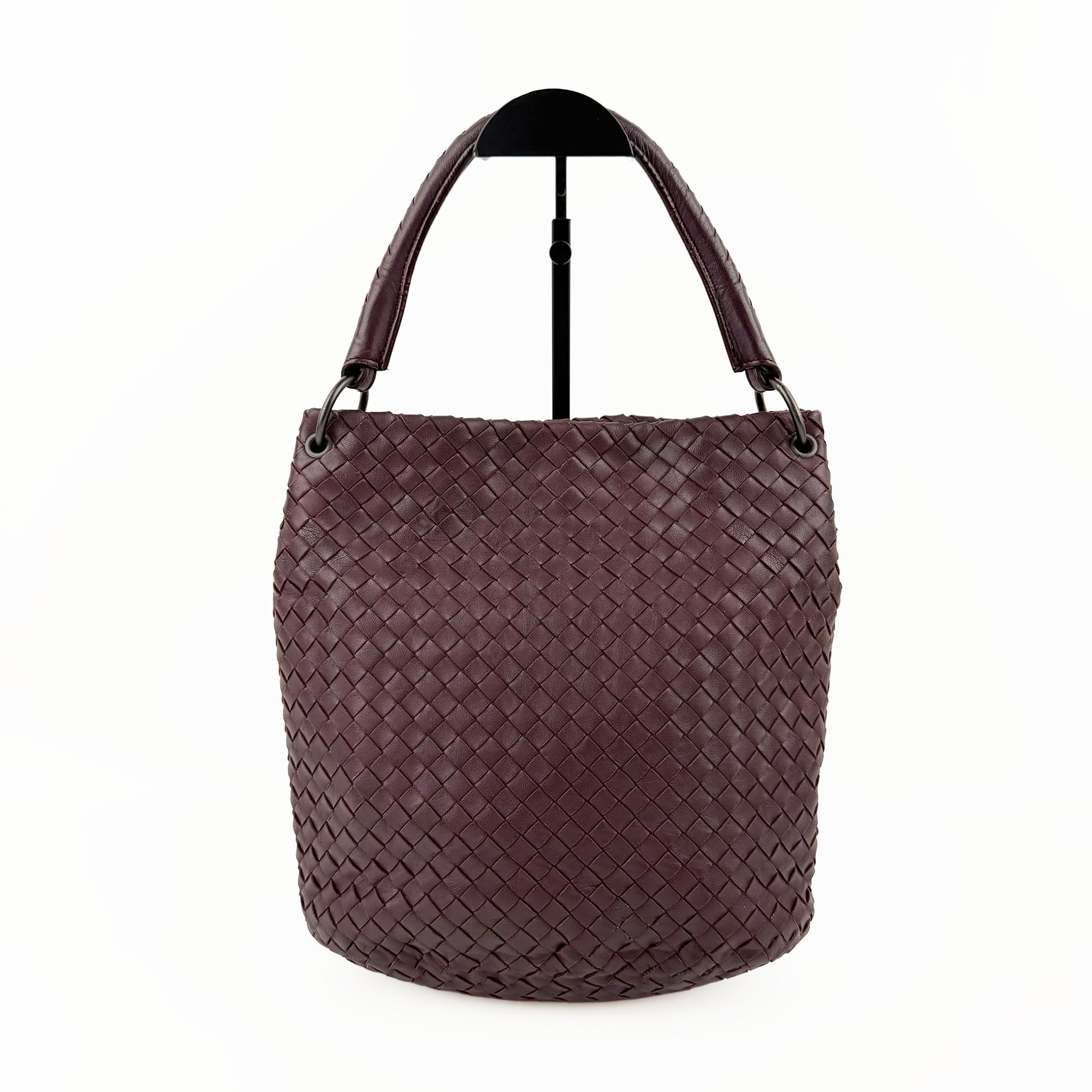 ボッテガヴェネタ　ショルダーバッグ　ハンドバッグ　イントレチャート　ボルドー Bottega Veneta ボッテガヴェネタ イントレチャート トートバッグ