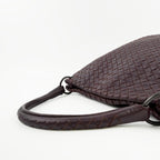Bottega Veneta ボッテガヴェネタ イントレチャート トートバッグ ショルダーバッグ ボルドー レザー ヴィンテージ レディース 【中古】