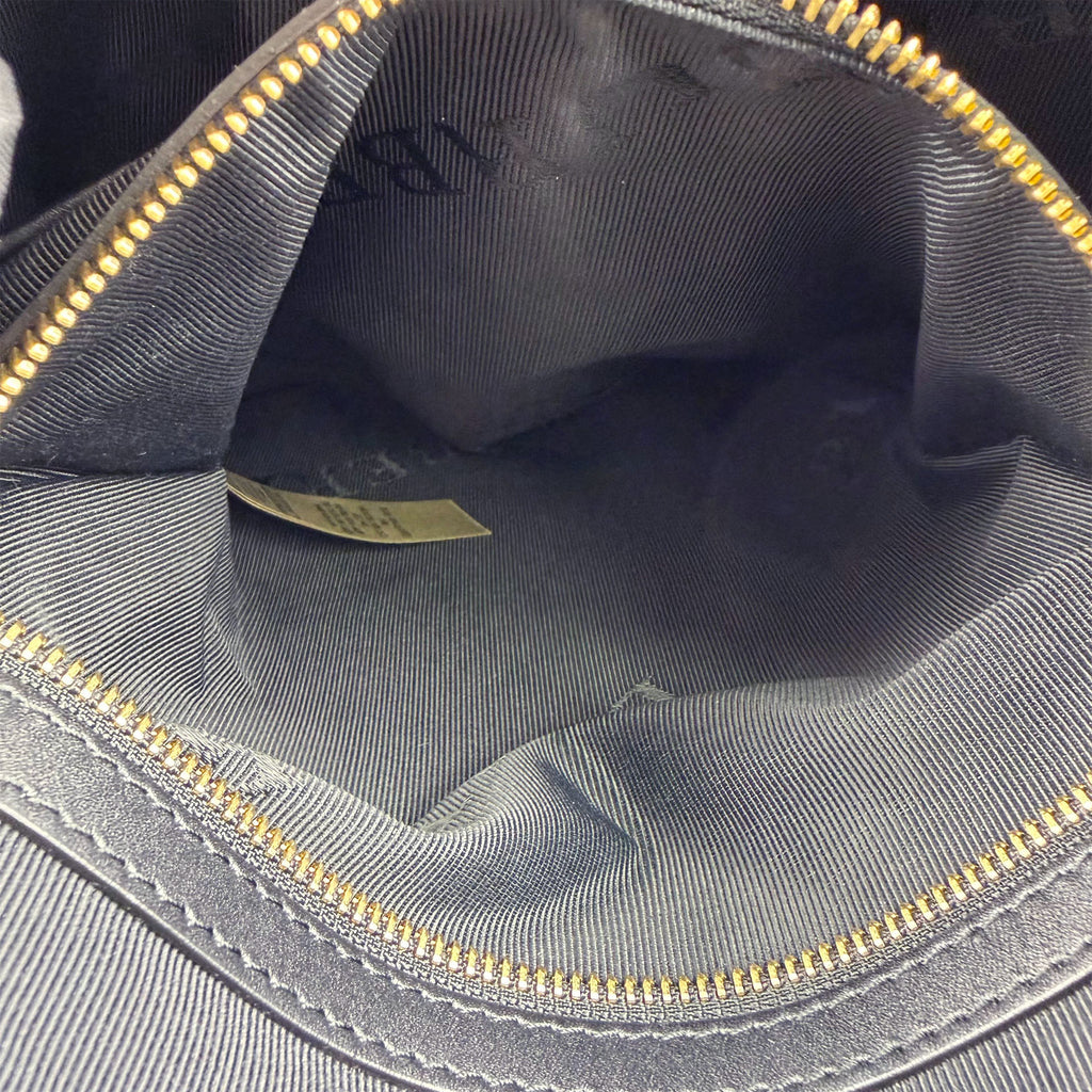 BURBERRY バーバリー Rucksack ラックサック クマ ベア キーチャーム バックパック リュックサック ブラック ナイロン レザー ヴィンテージ レディース 【中古】