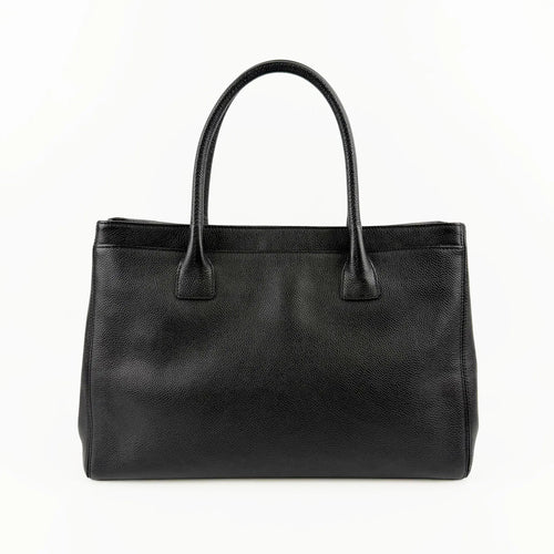 CHANEL シャネル ココマーク 2.55 エグゼクティブ トートバッグ ブラック キャビアスキン 10番台 ヴィンテージ レディース 【中古】