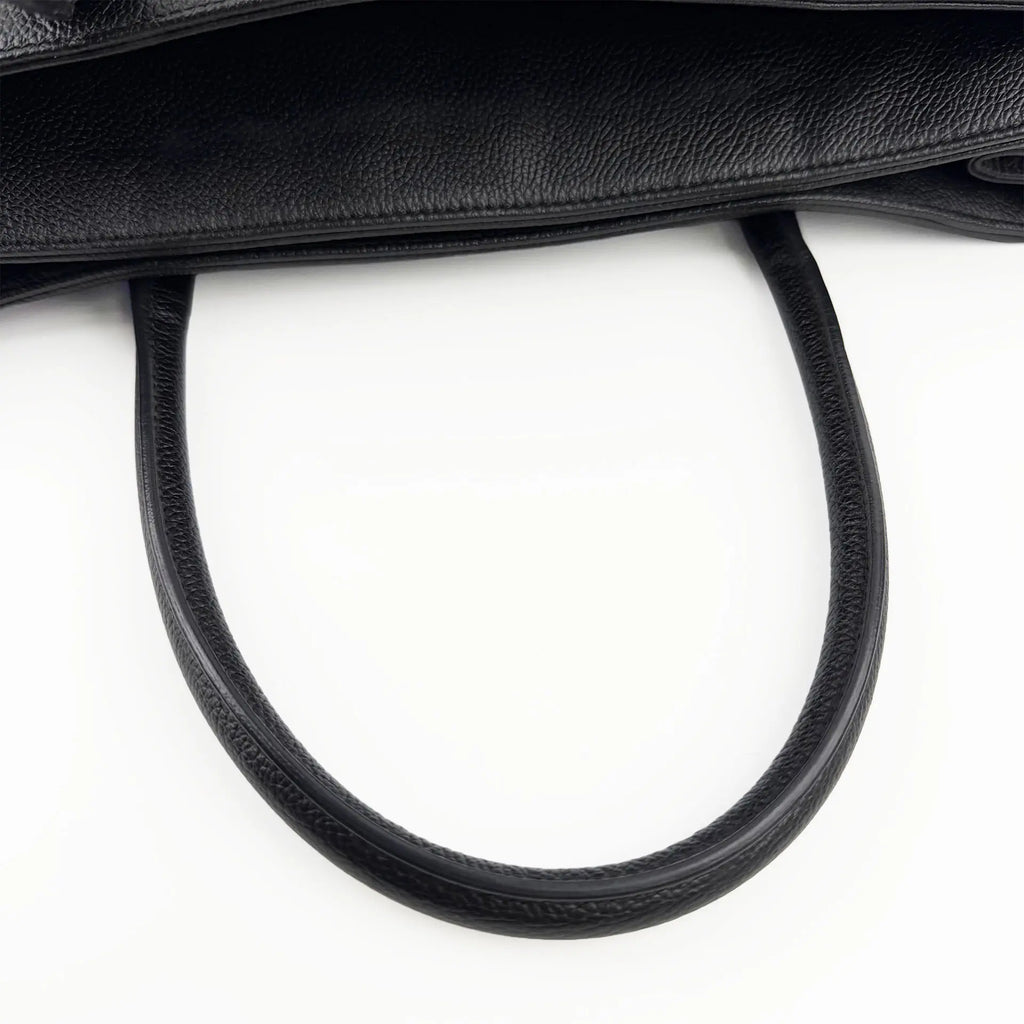 CHANEL シャネル ココマーク 2.55 エグゼクティブ トートバッグ ブラック キャビアスキン 10番台 ヴィンテージ レディース 【中古】