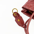 MIU MIU ミュウミュウ VIT.SHINE TRAP ヴィッテロ シャイン トラップ ハンドバッグ レッド レザー クラックルレザー ヴィンテージ レディース【中古】