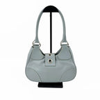 PRADA プラダ ムーン ハンドバッグ ホーボーバッグ ショルダーバッグ スカイブルー ブルー レザー ヴィンテージ レディース 【中古】