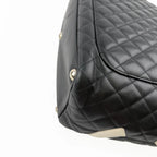CHANEL シャネル カンボンライン トートバッグ ブラック レザー 9番台 ココマーク ヴィンテージ レディース 【中古】